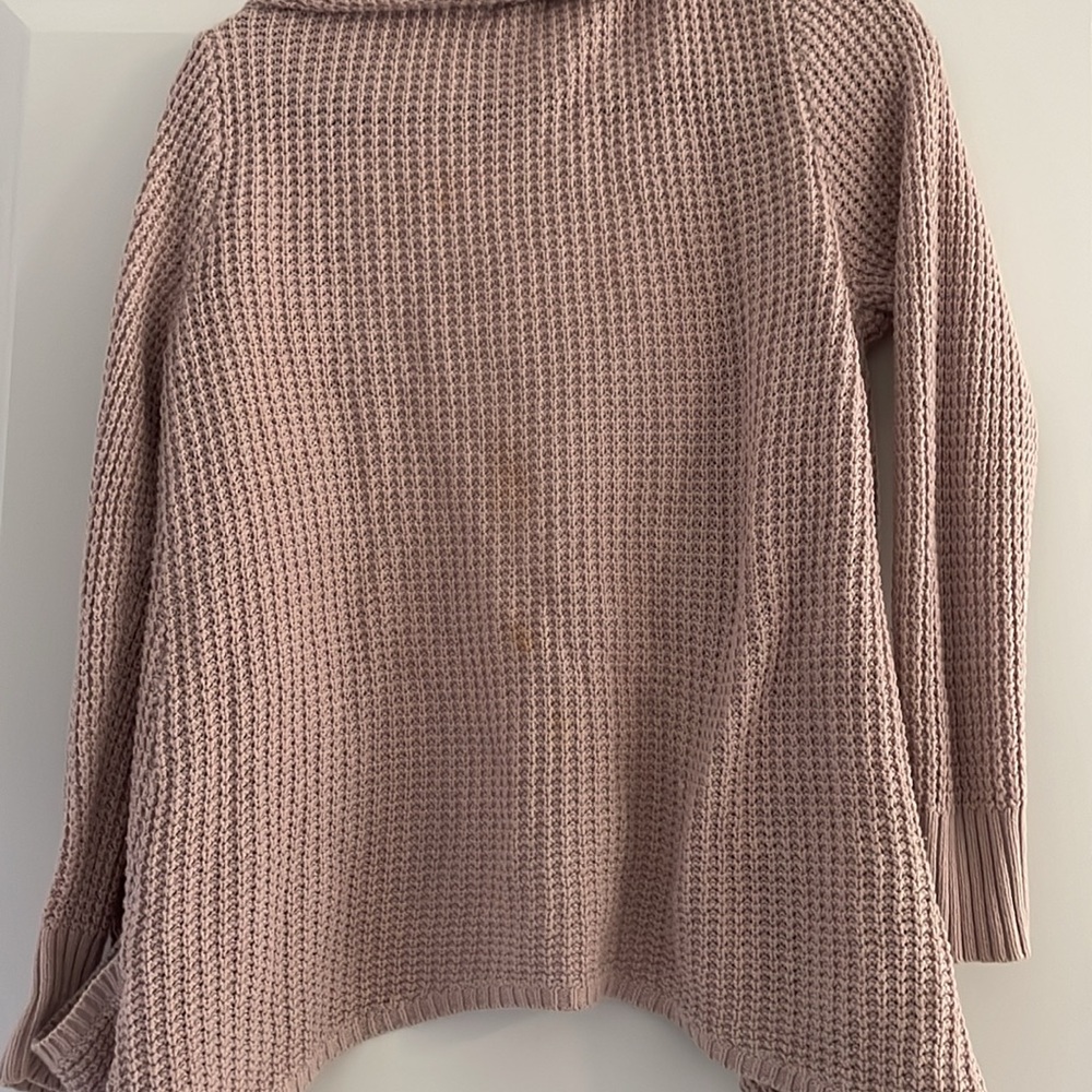 CLOSET CLEAROUT Market & Spruce Light Pink Waffle Knit Cardigan Stitch Fix Small - Picture 4 of 4